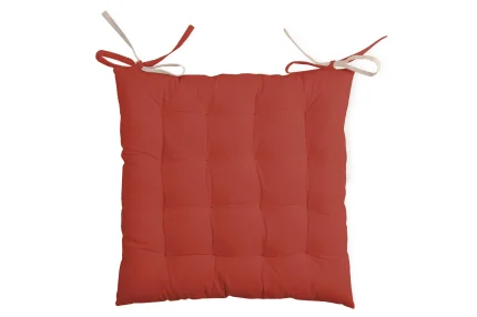 Pernă de scaun Duo Caramiziu/In 40X40 cm, culoare cărămiziu/in, 100% bumbac - imagine 3