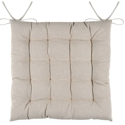 Pernă de scaun Duo 38X38X3.5 cm, culoare in, 100% bumbac