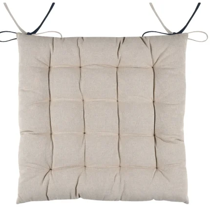 Pernă de scaun Duo Albastru/In 40X40 cm, culoare albastru/in, 100% bumbac