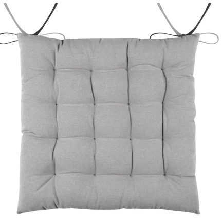 Pernă de scaun Duo Antracit/Gri 40X40 cm, culoare antracit/gri, 100% bumbac