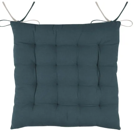 Pernă de scaun Duo Cobalt/In 40X40 cm, culoare cobalt/in, 100% bumbac