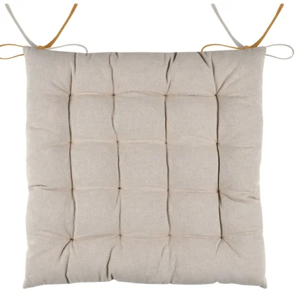 Pernă de scaun Duo Mustar/In 40X40 cm, culoare muștar/in, 100% bumbac