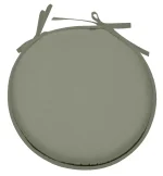 Pernă de scaun Ronde Nelson 40X40 cm, culoare gri deschis, 100% poliester