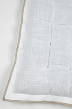 Pernă de scaun Helios 38X38 cm, culoare alb, 100% bumbac