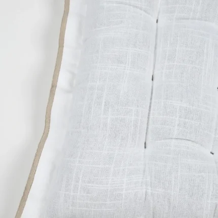 Pernă de scaun Helios 38X38 cm, culoare alb, 100% bumbac