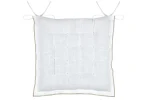 Pernă de scaun Helios 38X38 cm, culoare alb, 100% bumbac - imagine 4