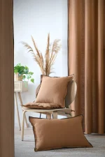 Pernă de scaun Helios 38X38 cm, culoare cappuccino, 100% bumbac - imagine 5