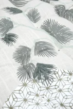 Pernă de scaun Yuki 38X38 cm, culoare bleu, 100% bumbac - imagine 4