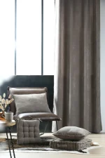 Pernă de scaun Dandy 38X38 cm, culoare greige, 100% poliester - imagine 2