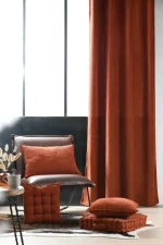 Pernă de scaun Dandy 38X38 cm, culoare arămiu, 100% poliester - imagine 2