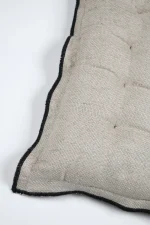 Pernă de scaun Aline 38X38 cm, culoare bej, 19% in 81% bumbac