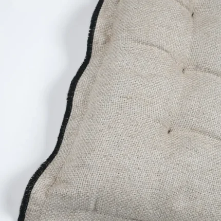 Pernă de scaun Aline 38X38 cm, culoare bej, 19% in 81% bumbac