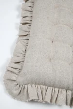 Pernă de scaun Aline 38X38 cm, culoare bej, 19% in 81% bumbac