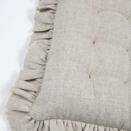 Pernă de scaun Aline 38X38 cm, culoare bej, 19% in 81% bumbac