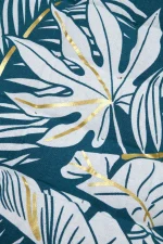 Pernă de scaun Aloha 38X38 cm, culoare albastru, 45% poliester 55% bumbac