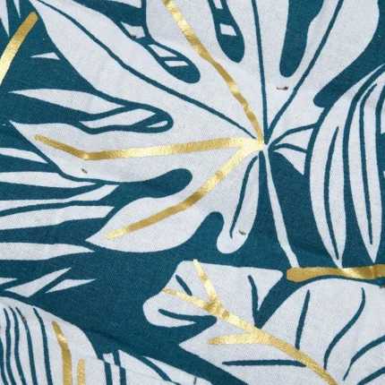 Pernă de scaun Aloha 38X38 cm, culoare albastru, 45% poliester 55% bumbac