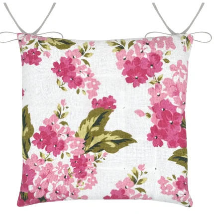 Pernă de scaun Printemps Roz/Gri 38X38 cm, culoare roz/gri, 45% poliester 55% bumbac