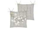 Pernă de scaun Printemps 38X38 cm, culoare natural, 45% poliester 55% bumbac - imagine 2