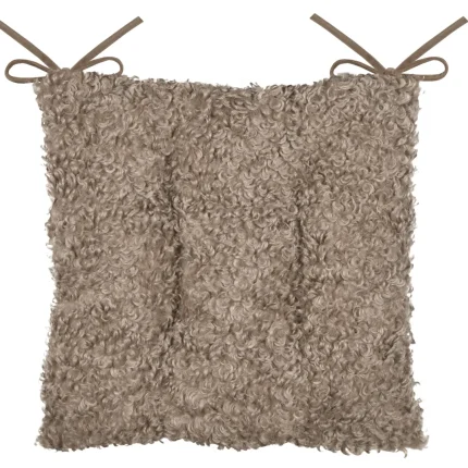 Pernă de scaun Cosylife 38X38 cm, culoare greige, 100% poliester