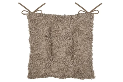 Pernă de scaun Cosylife 38X38 cm, culoare greige, 100% poliester - imagine 4