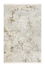 Covor living NOVA LUX 53388B Bej deschis / Crem