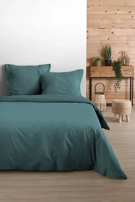 Cearșaf cu elastic Eden 160X200 cm, culoare verde mentă, 100% bumbac - imagine 2