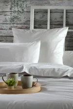 Cearșaf cu elastic Elysee 160X200 cm, culoare in, 100% bumbac - imagine 5