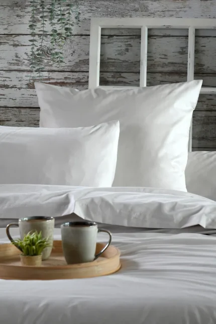 Cearșaf cu elastic Elysee 160X200 cm, culoare in, 100% bumbac - imagine 5