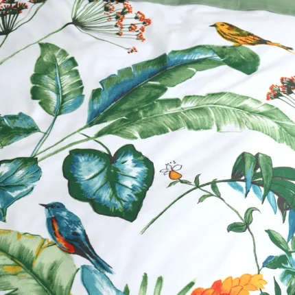 Set husă pilotă Joyna 260X240 cm, culoare natural, 100% bumbac