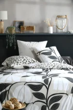 Set husă pilotă Joyna 240X220 cm, culoare natural, 100% bumbac - imagine 4