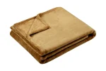 Pătură Doudou 130X160 cm, culoare cappuccino, 100% poliester