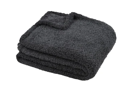 Pătură Montreal 130X160 cm, culoare antracit, 100% poliester - imagine 2