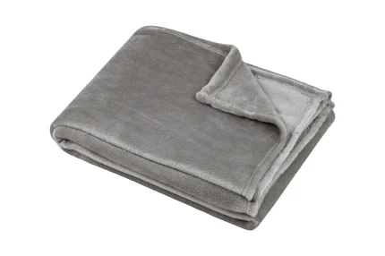 Pătură Stanford 130X160 cm, culoare natural, 100% poliester - imagine 2