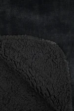 Pătură Michigan 130X160 cm, culoare antracit, 100% poliester