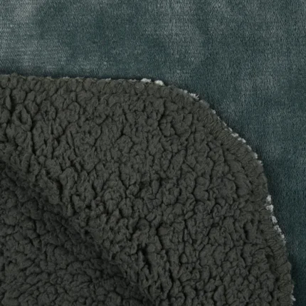 Pătură Michigan 130X160 cm, culoare verde, 100% poliester