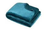 Pătură Michigan 180X220 cm, culoare Verde petrol, 100% poliester - imagine 3