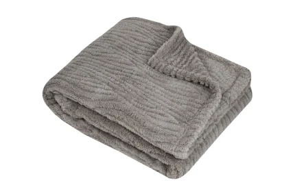 Pătură Columbia 130X160 cm, culoare natural, 100% poliester - imagine 2