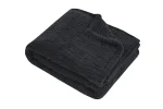 Pătură Columbia 130X160 cm, culoare antracit, 100% poliester - imagine 2