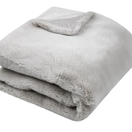 Pătură Bostan 130X160 cm, culoare natural, 100% poliester