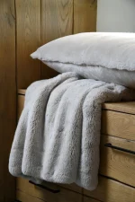 Pătură Bostan 130X160 cm, culoare Natural, 100% poliester