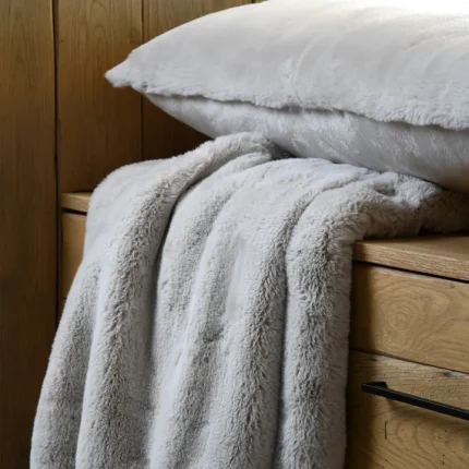 Pătură Bostan 130X160 cm, culoare Natural, 100% poliester