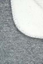 Pătură Rusty 130X160 cm, culoare Gri, 100% poliester - imagine 3