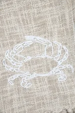 Pătură Dunes 125X150 cm, culoare gri, 45% poliester 55% bumbac