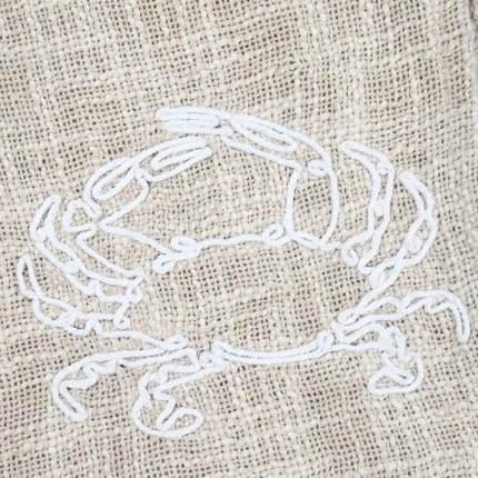 Pătură Dunes 125X150 cm, culoare gri, 45% poliester 55% bumbac