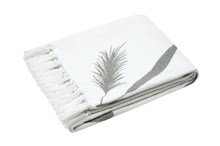 Pătură Pampa 125X150 cm, culoare crem, 45% poliester 55% bumbac - imagine 2