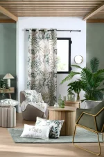 Pătură Ombrage 125x150 cm, culoare Alb, 55% bumbac, 45% poliester - imagine 4