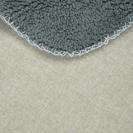 Pătură Emmy 130X150 cm, culoare gri/verde, 100% poliester