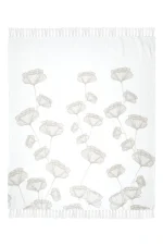 Pătură Oriana 125x150 cm, culoare Natural, 55% bumbac, 45% poliester - imagine 3