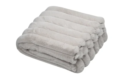 Pătură Polary 130X160 Cm, culoare crem, 100% poliester - imagine 2