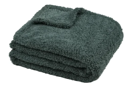 Pătură Montreal 180X220 cm, culoare verde, 100% poliester - imagine 2